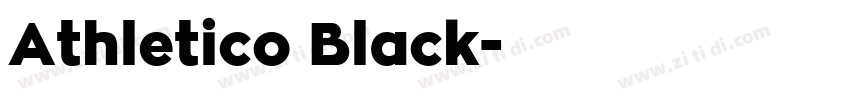 Athletico Black字体转换